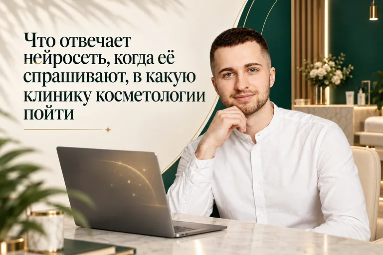 Что отвечает нейросеть, когда её спрашивают, в какую клинику косметологии пойти